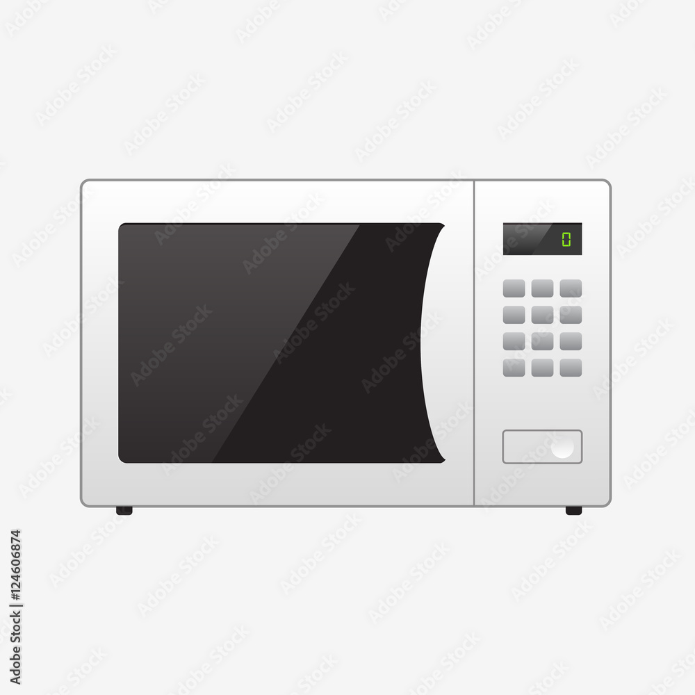 Flat Microwave icon Flat Microwave icon