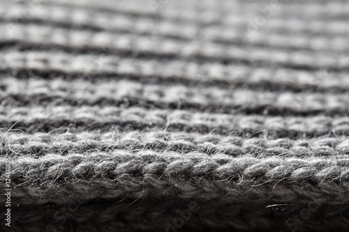 Natural Knitted Wool Background.
