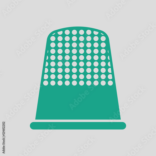Tailor thimble icon