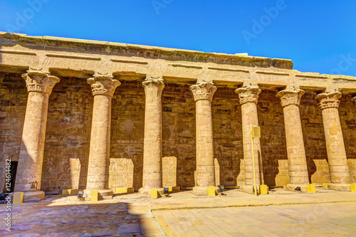 Obraz na płótnie The great Temple of Horus, Upper Egypt, Edfu, HDR Image. w salonie