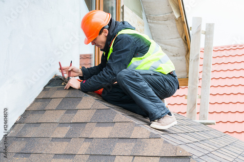 Roofer builder worker