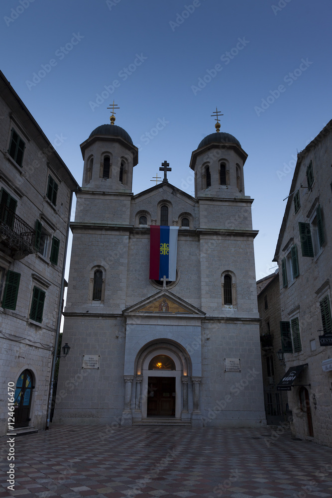 St Nicholas church, UNESCO World Heritage Site, Kotor, Montenegr