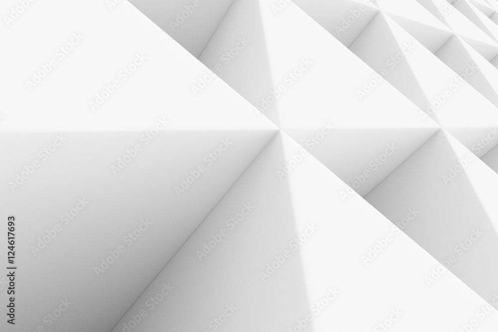 Wall of paper prisms Wall of paper prisms