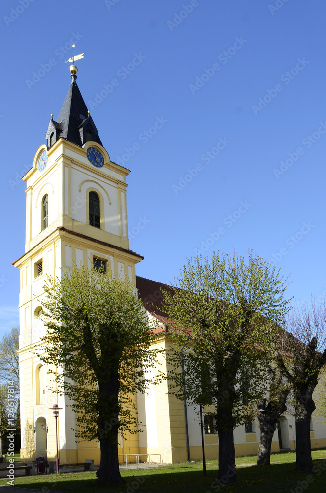 Evangelische Kirche in Müllrose mit barocken und klassizistischen Elementen