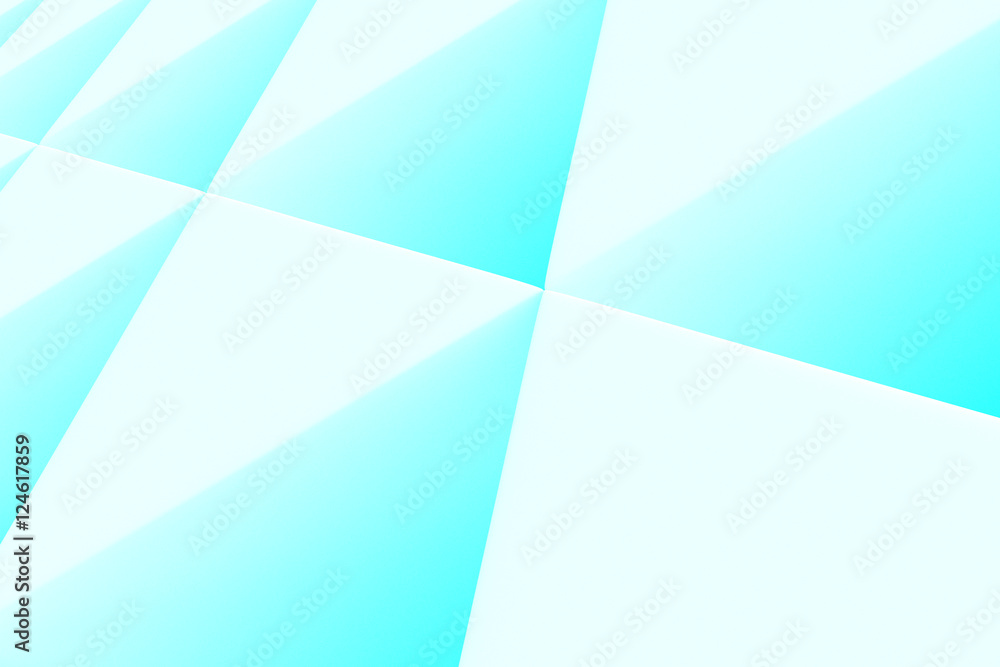 Obraz premium Wall of paper prisms