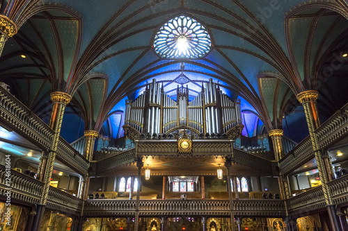 Notre Dame basilica  Montreal  Quebec  Canada