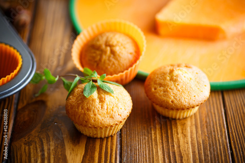 Sweet pumpkin muffins