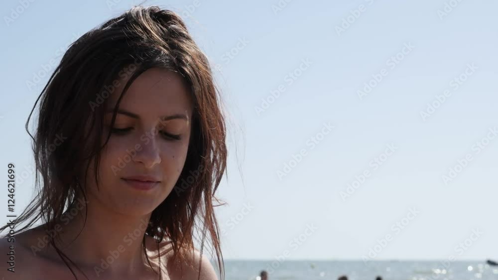 Beautiful Caucasian brunette woman playing with soap bubbles outdoor slow-mo 1920X1080 HD footage - Slow motion attractive young female enjoying sun and nice weather 1080p FullHD video Beautiful Caucasian brunette woman playing with soap bubbles outdoor slow-mo 1920X1080 HD footage - Slow motion attractive young female enjoying sun and nice weather 1080p FullHD video