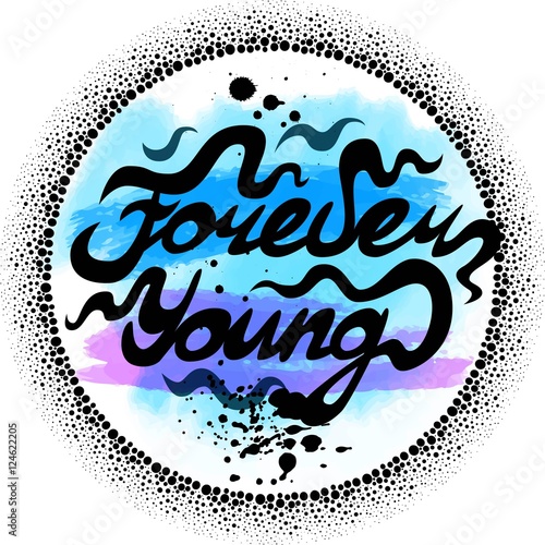 Forever young in vector.