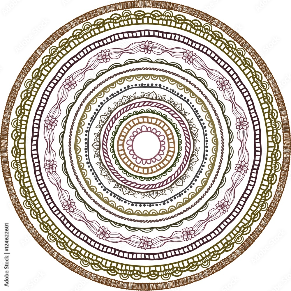 Mandala background, henna natural colors. Mandala background, henna natural colors.