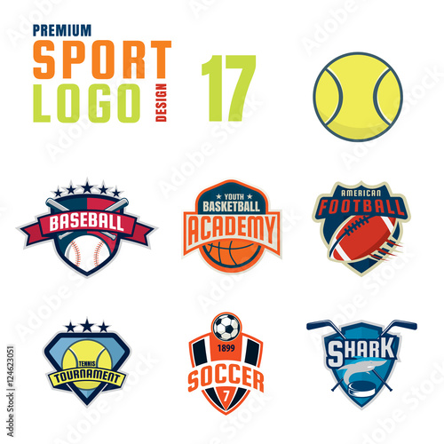 Sport logo design set
