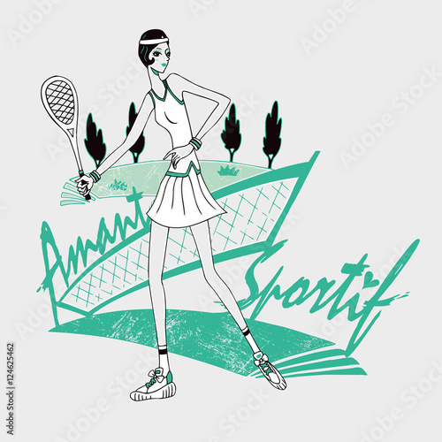 Tennis girl 