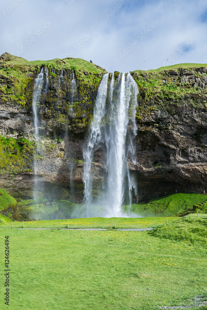 One of the hundreds of wter falls in Iceland One of the hundreds of wter falls in Iceland