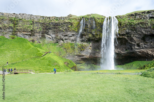 One of the hundreds of wter falls in Iceland