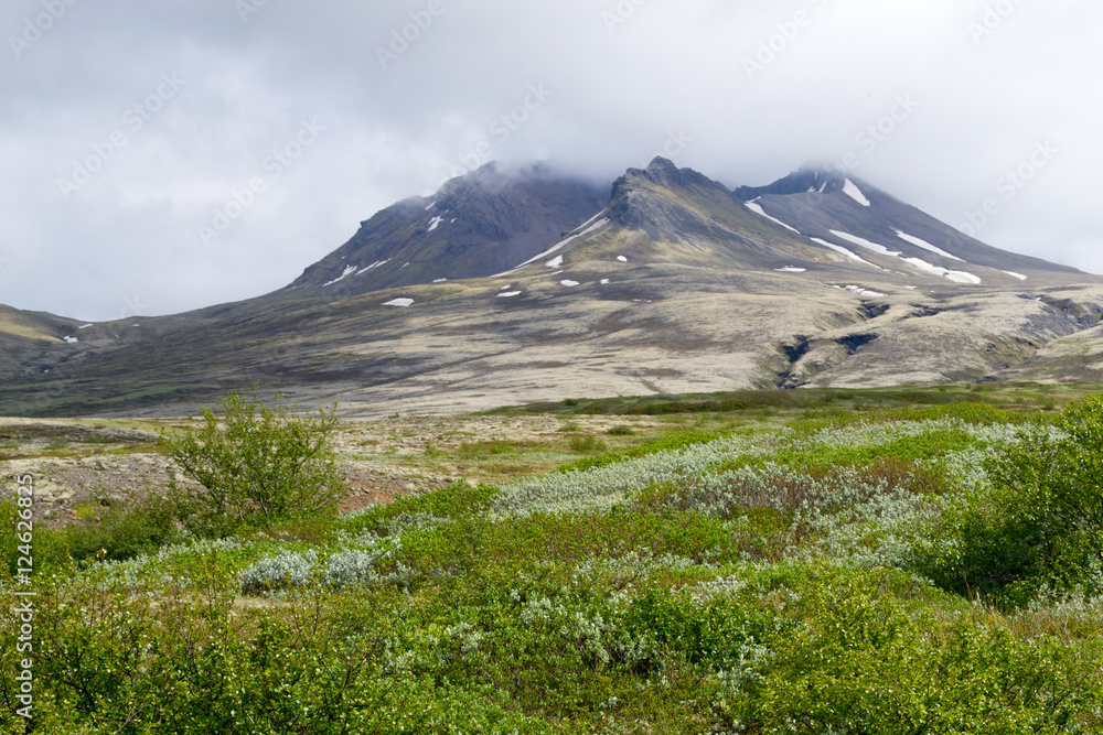 Aproaching the volcano