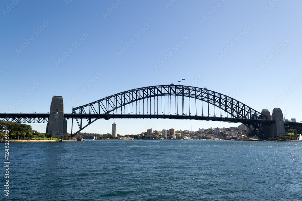 Iconic Sydney Harbour bridge