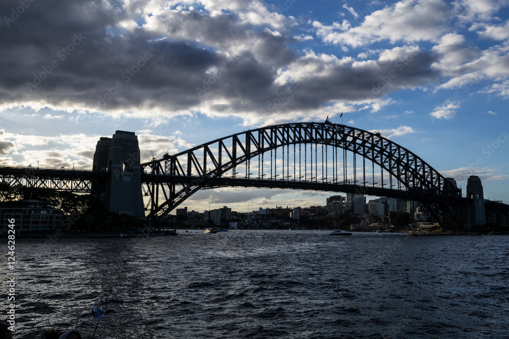 Iconic Sydney Harbour bridge