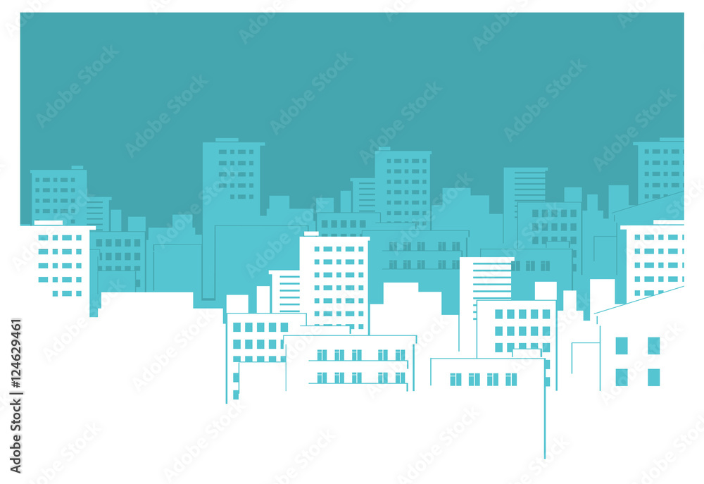 city silhouette background