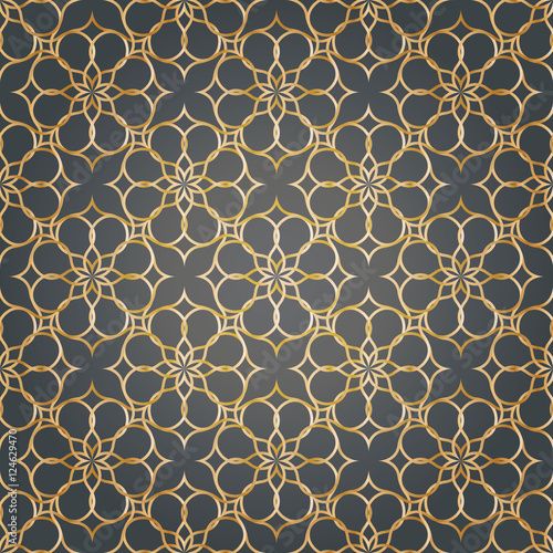 Abstract pattern illustration in arabian styleVector illustration photo
