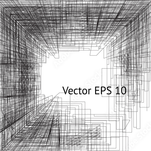 graphic square presentation design