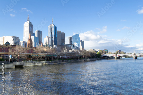 By the Yarra river in Melbourne