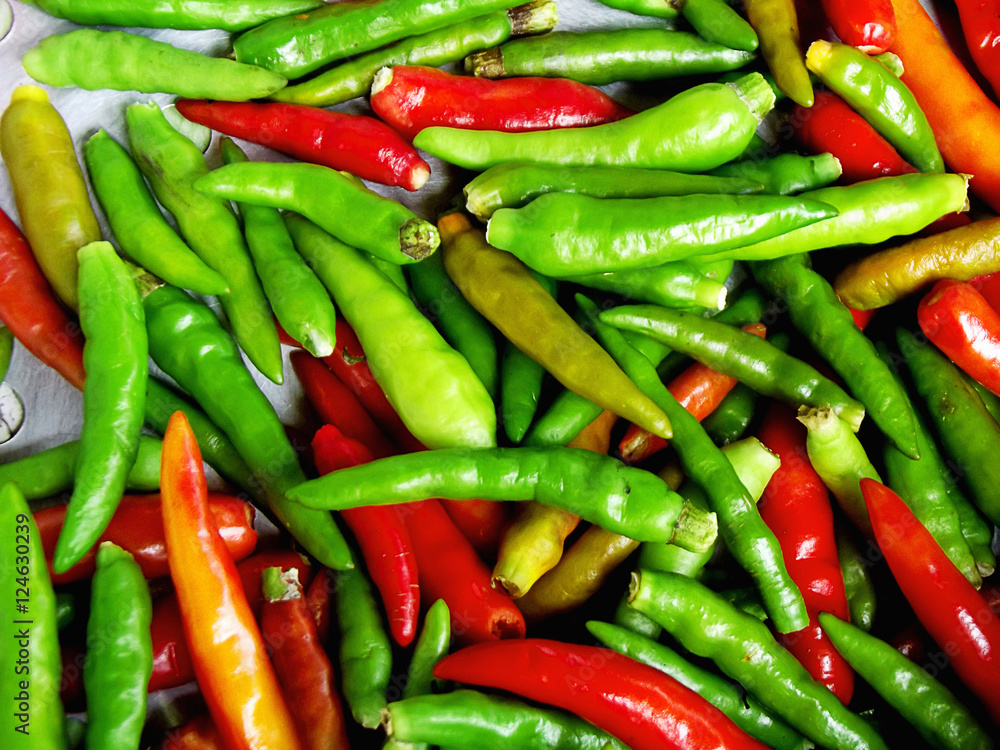 spicy chilli pepper vegetable food closeup 