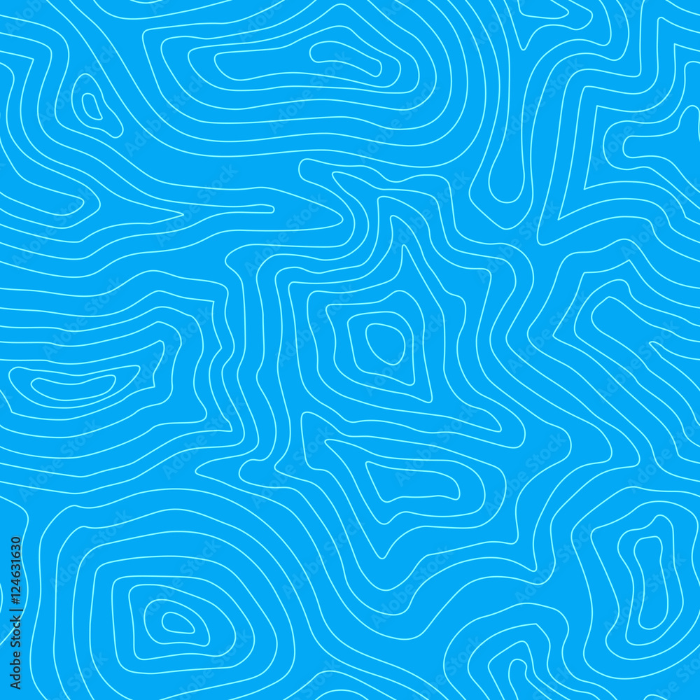 Light topographic topo contour map background, vector illustration