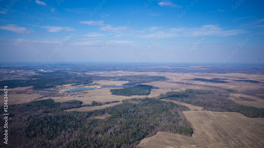  фото с воздуха полей и лесов