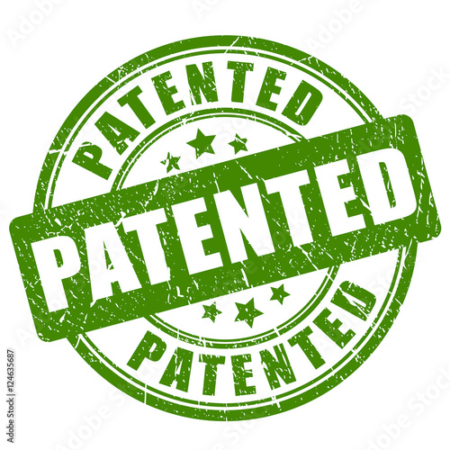 Patented old grunge stamp