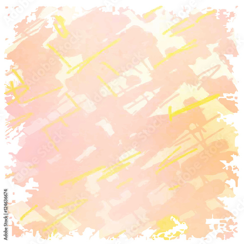 Light pink yellow love pastel background in vintage summer