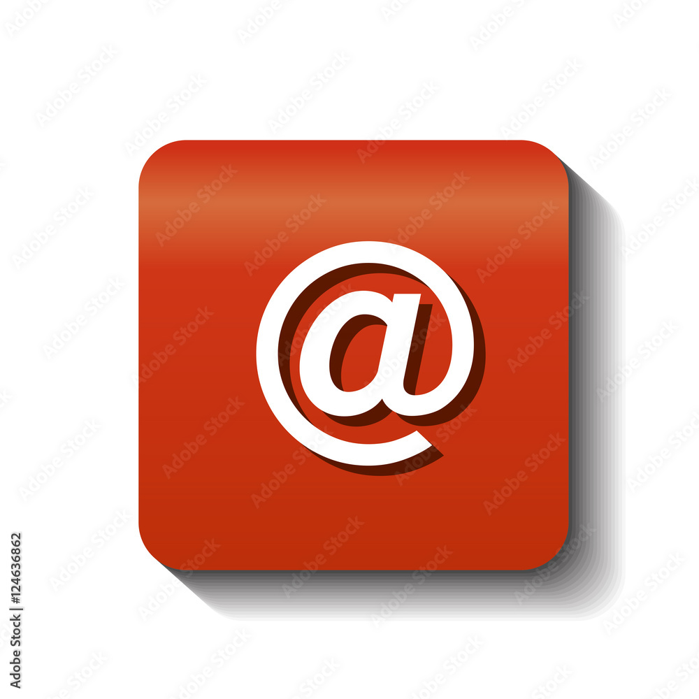 arroba symbol web button isolated icon vector illustration design arroba symbol web button isolated icon vector illustration design