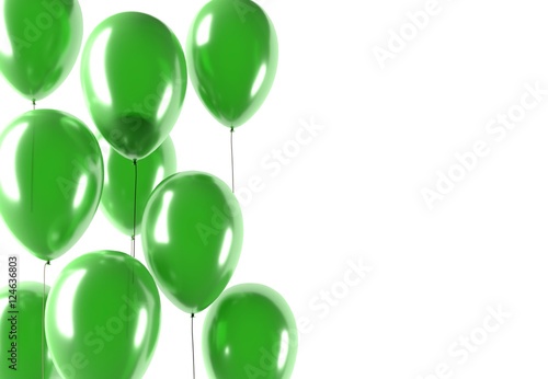 party green balloons