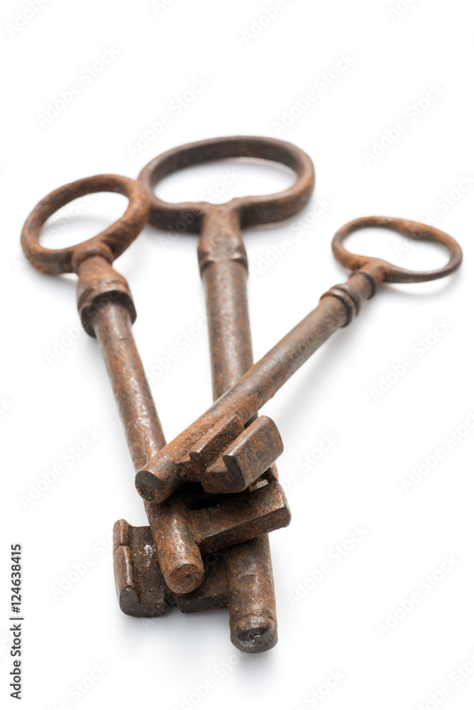 three old keys