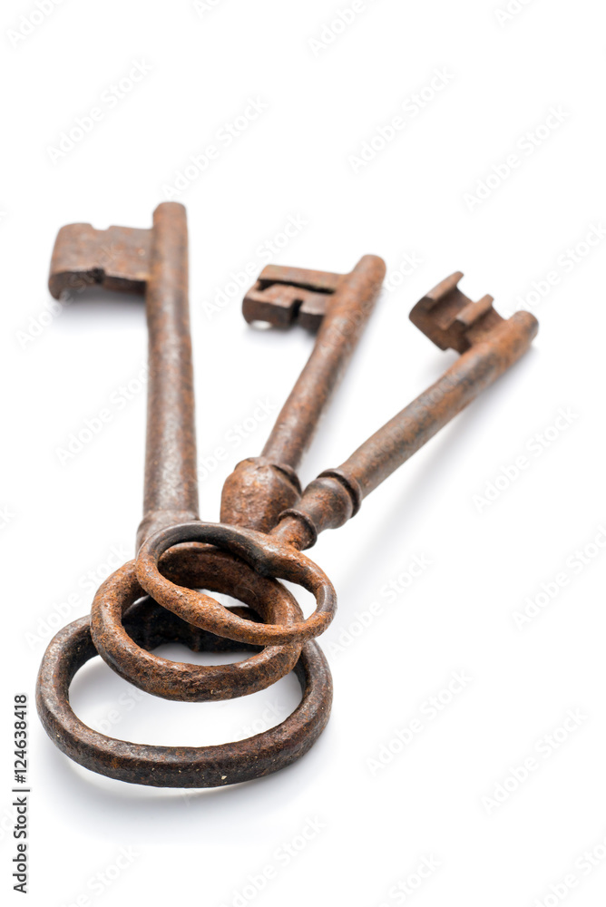 Obraz premium three old keys