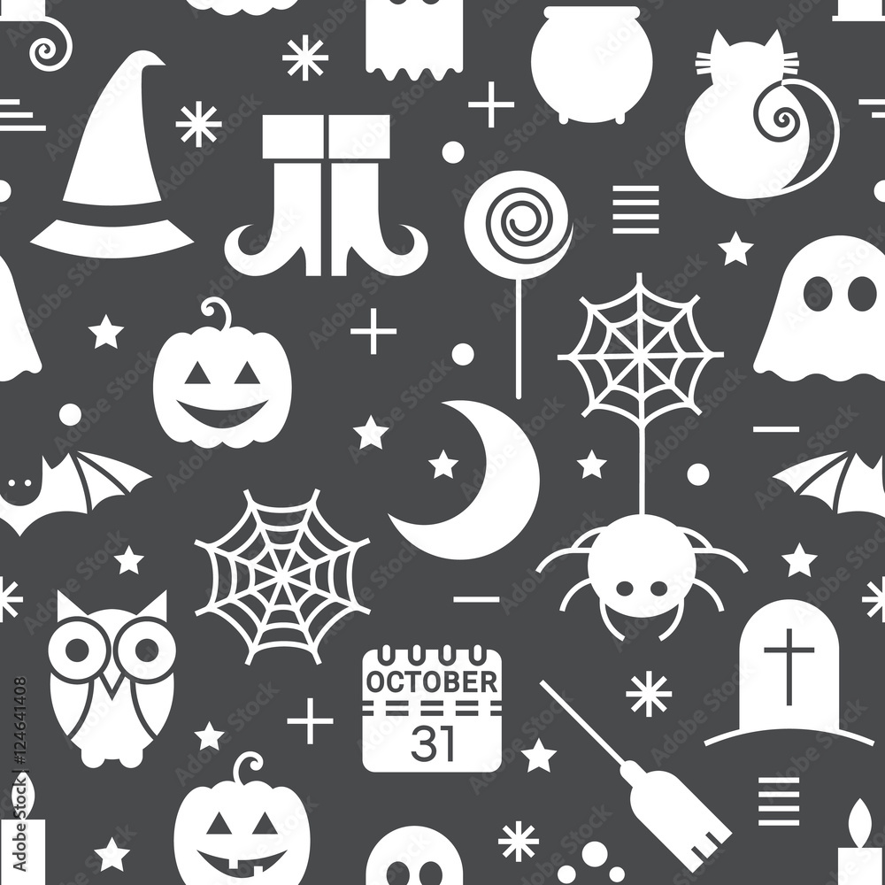 Seamless Halloween pattern Seamless Halloween pattern