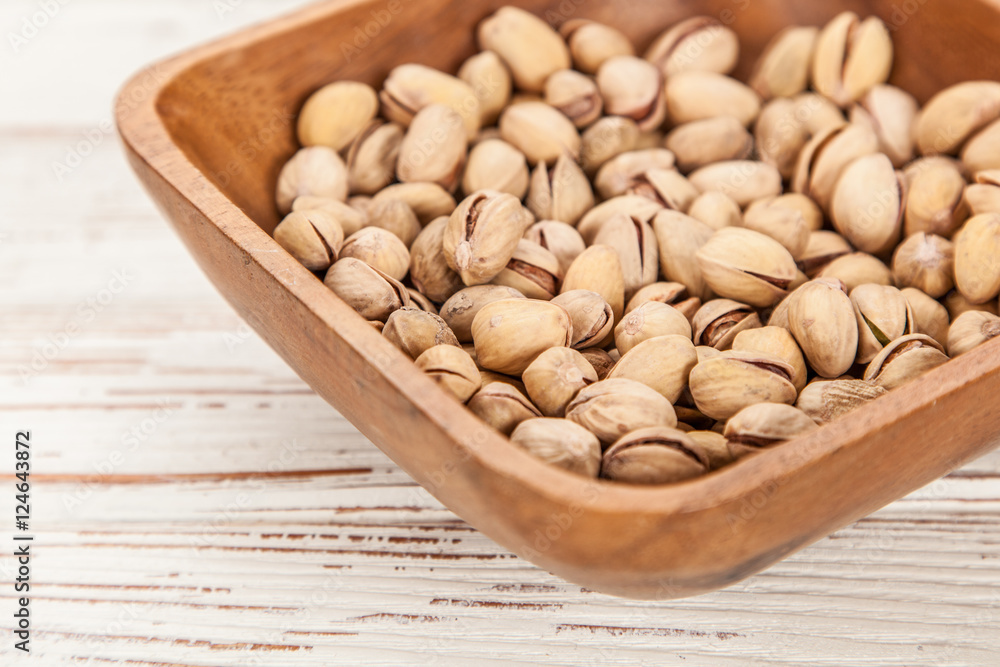 Pistachios top view Pistachios top view