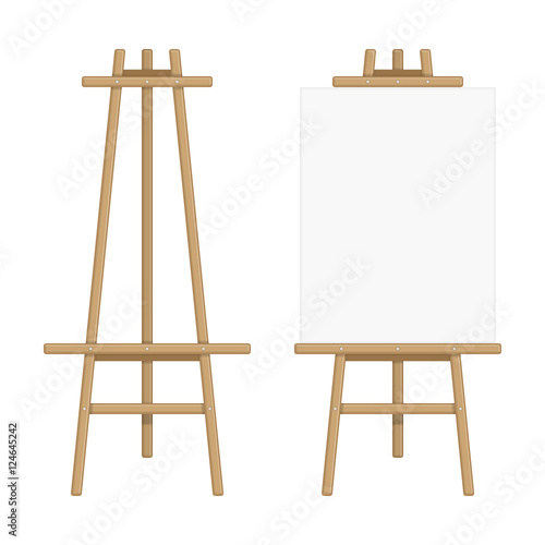 Wooden easel template.