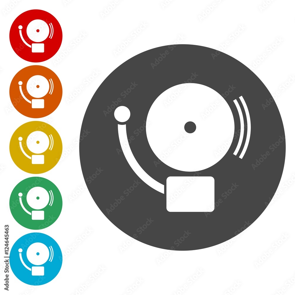 Fire Alarm Icon. School alarm Fire Alarm Icon. School alarm