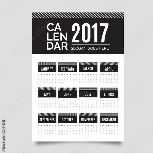 2017 Calendar background 