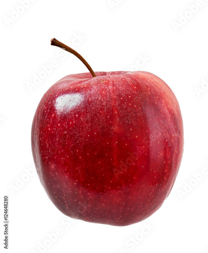 Ripe apple isolated on a white background.