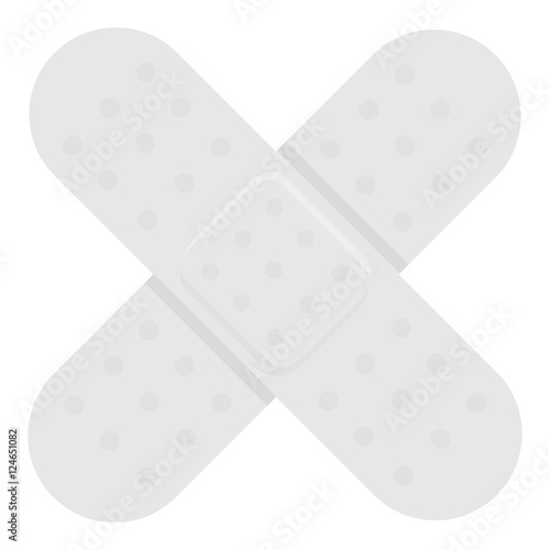 Adhesive plaster icon monochrome. Single medicine icon from the big medical, healthcare monochrome.