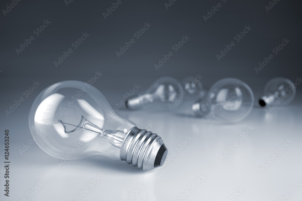 Lamp bulbs. 3D illustration Lamp bulbs. 3D illustration