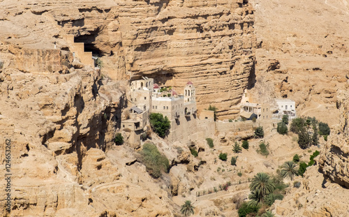 Obraz na plátně St George Orthodox Monastery, located in Wadi Qelt, Israel