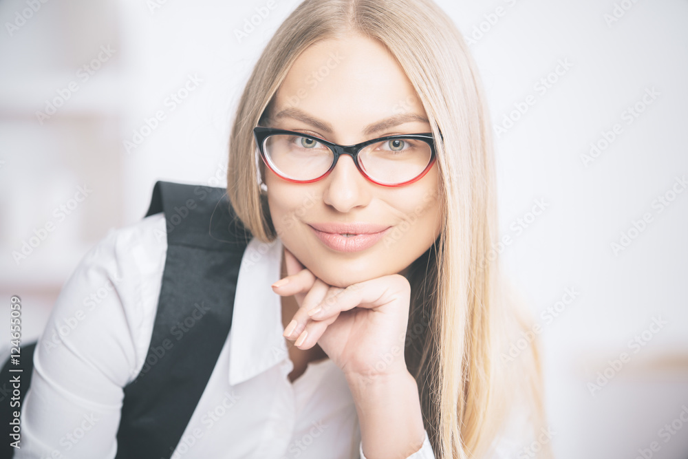 Smiling businesswoman portrait Smiling businesswoman portrait