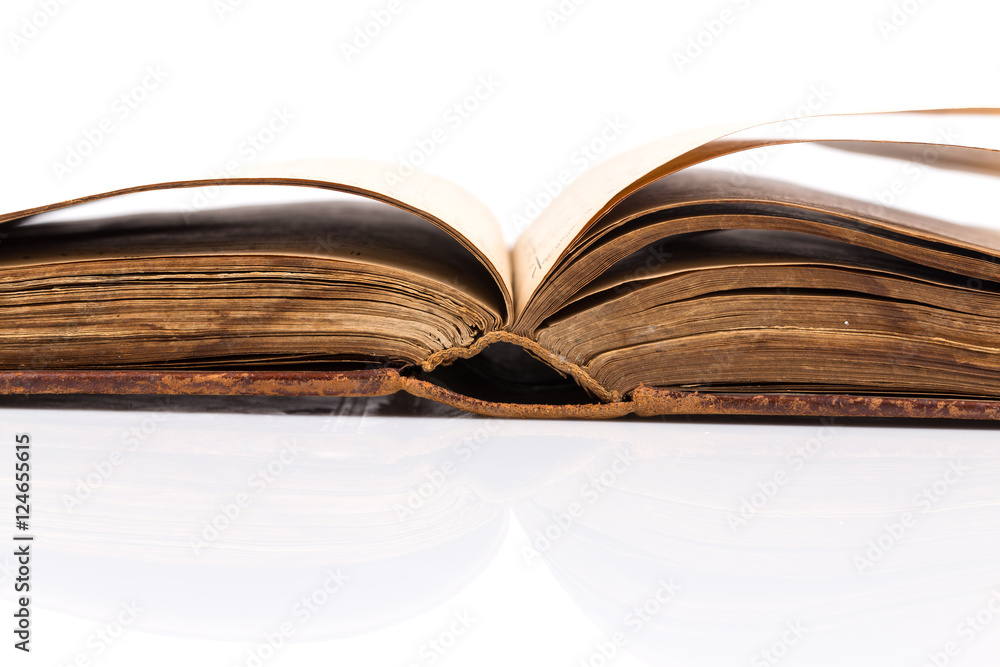 Open Book blank on white Open Book blank on white