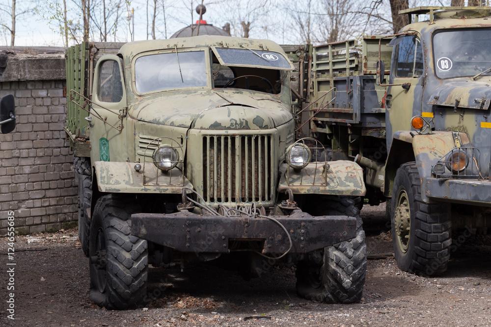 Old soviet truck