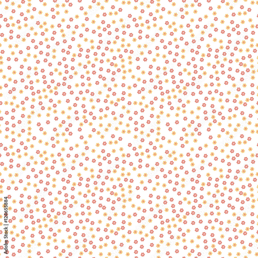 Seamless floral pattern. Flowers texture on white background. Seamless floral pattern. Flowers texture on white background.