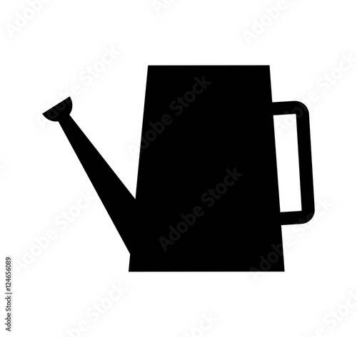 watering garden isolated icon vector illustration design