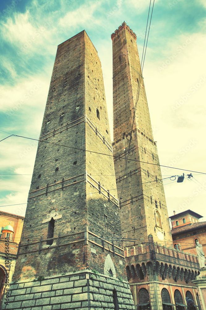 Two towers in Bologna