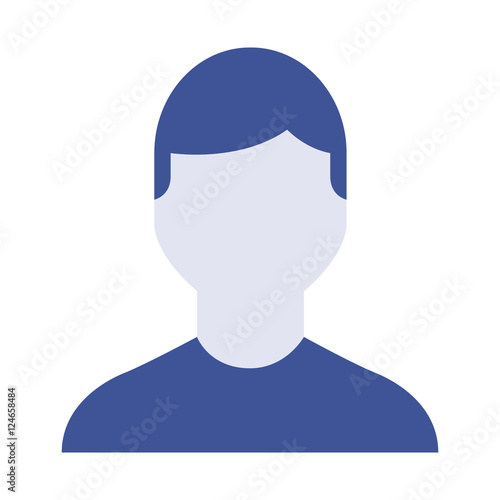 man male avatar line icon vector illustration design